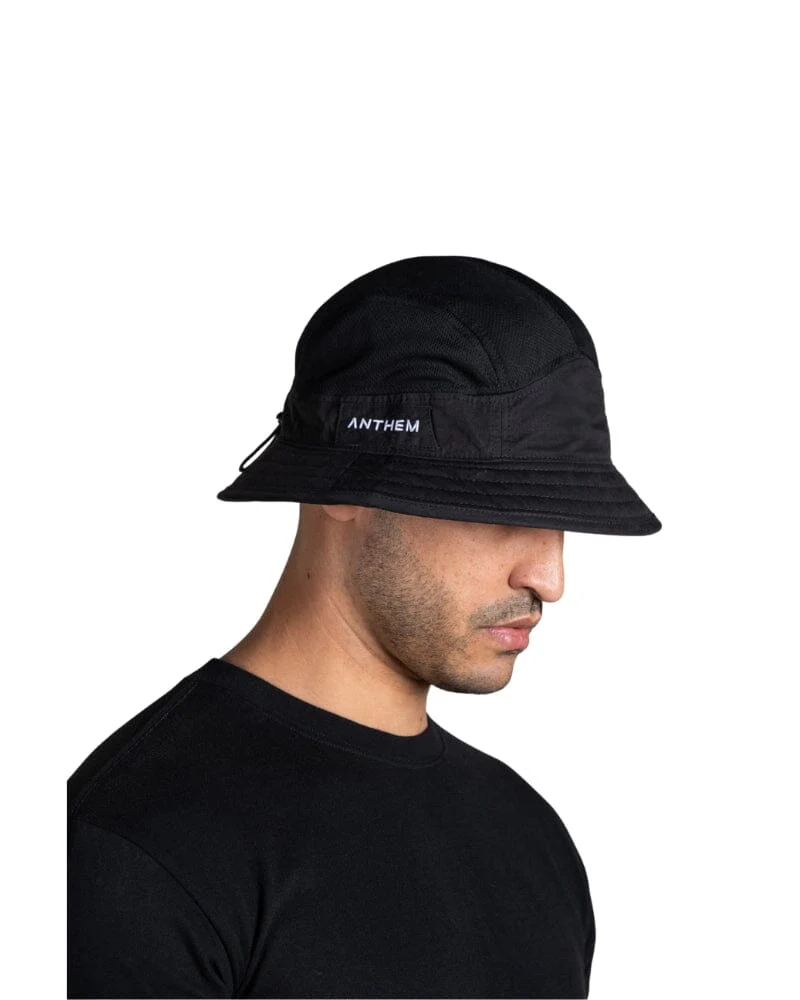 Carpenters Blank Bucket Hat - Black - Image 2
