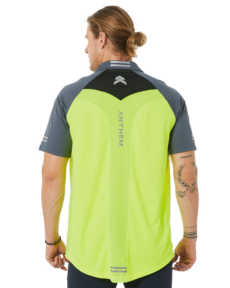 Hi Flow Performance Polo - Hi Vis Yellow - Image 4