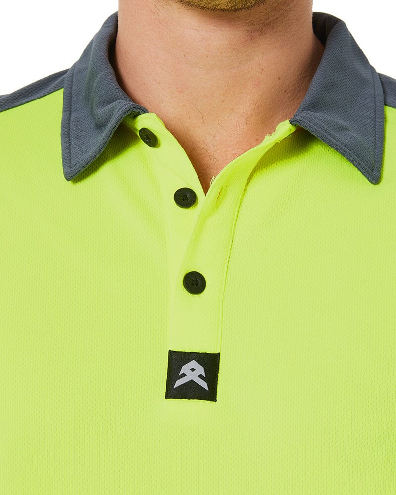 Hi Flow Performance Polo - Hi Vis Yellow - Image 7