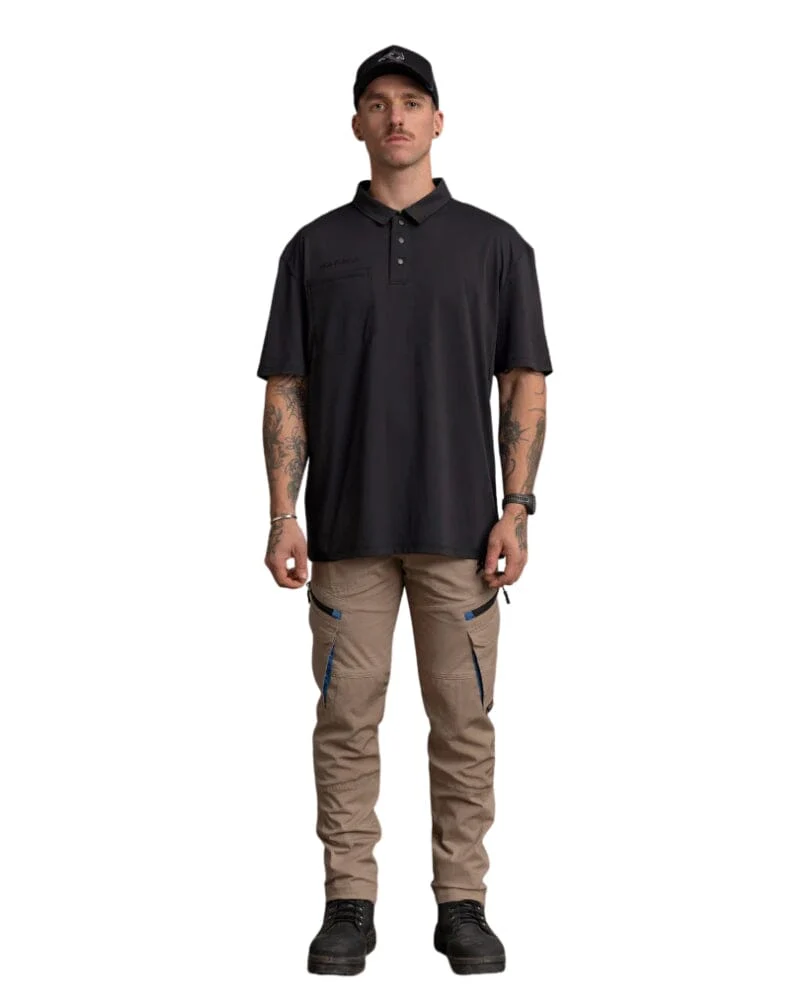 Lightweight Performance Polo - Black - Image 2