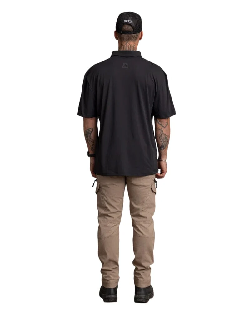 Lightweight Performance Polo - Black - Image 4