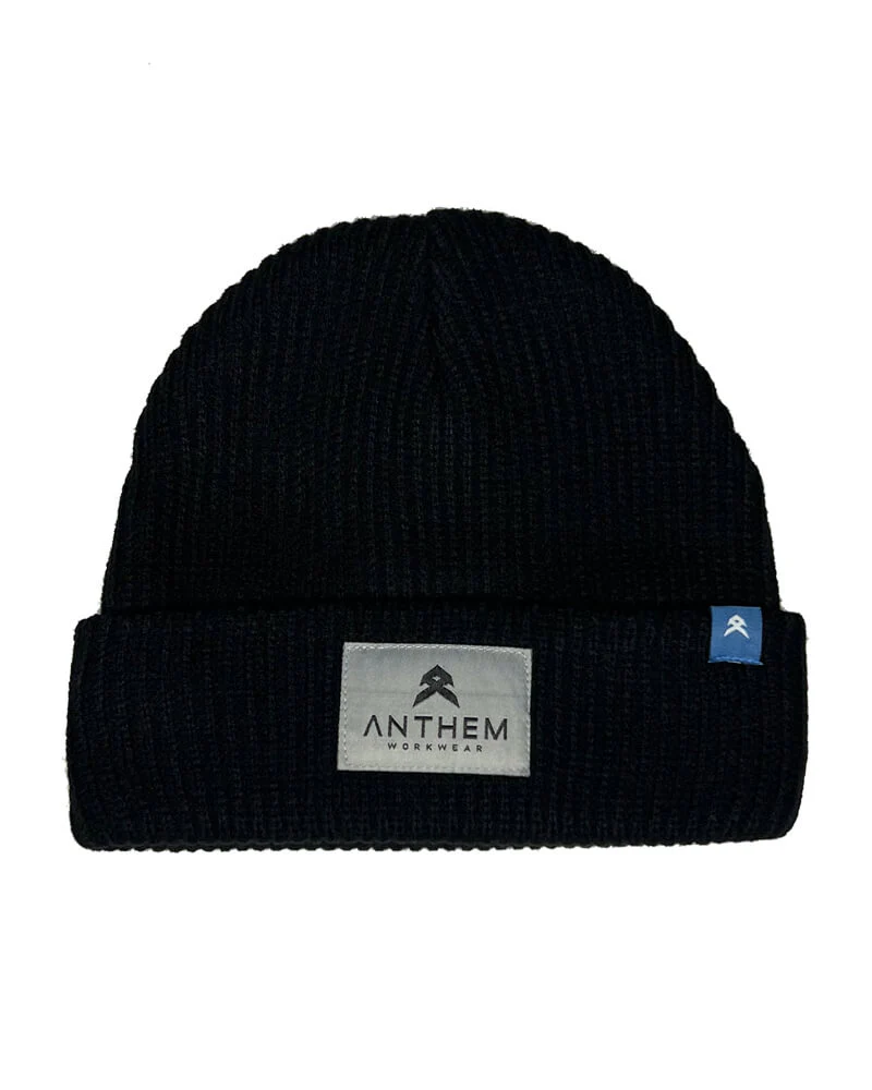 Patch Beanie - Black