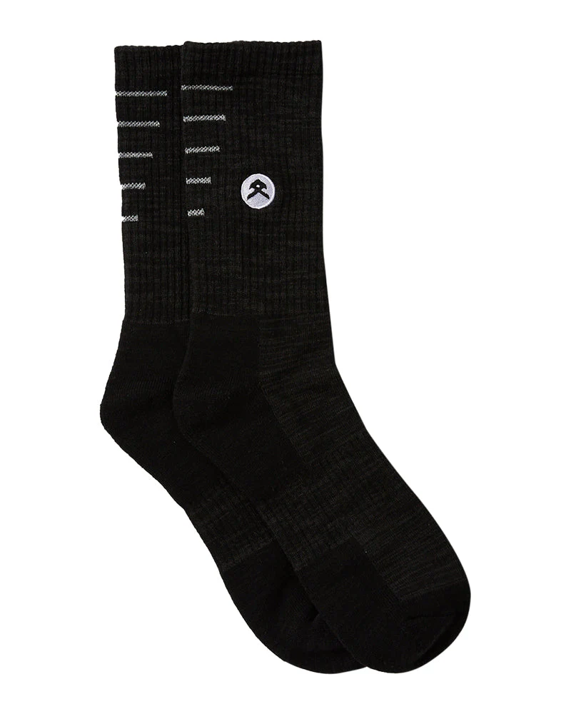 Bamboo Performance Socks 2 Pack - Black - Image 2