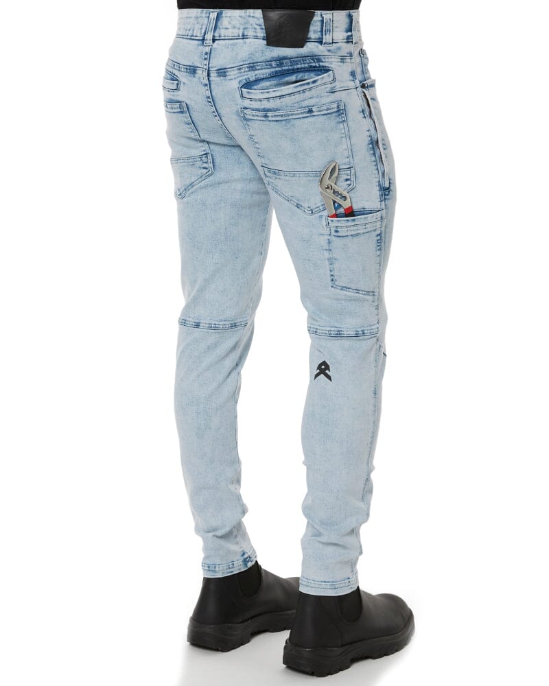 Tech Stretch Denim - Light Blue Wash - Image 5