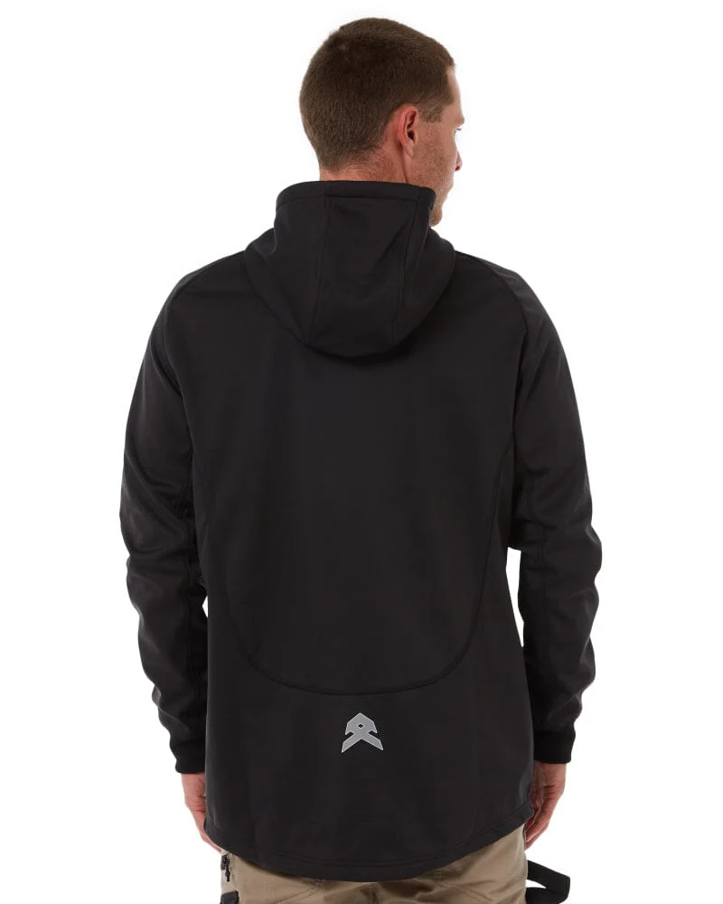 Tech Stretch Soft Shell Jacket - Black - Image 4