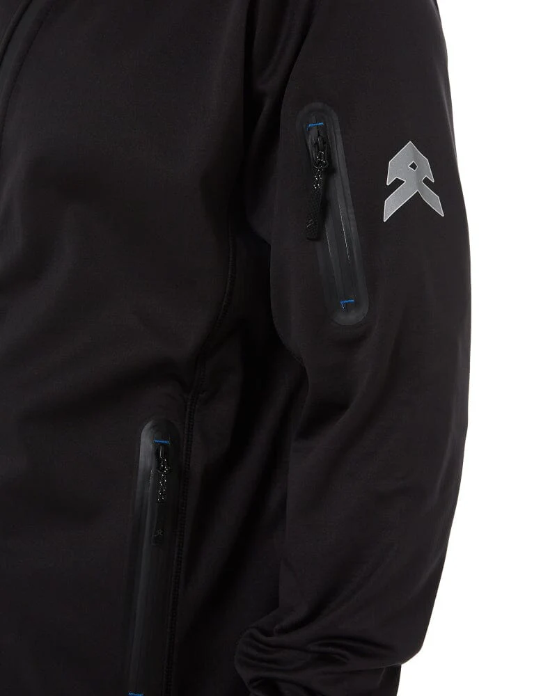 Tech Stretch Soft Shell Jacket - Black - Image 6