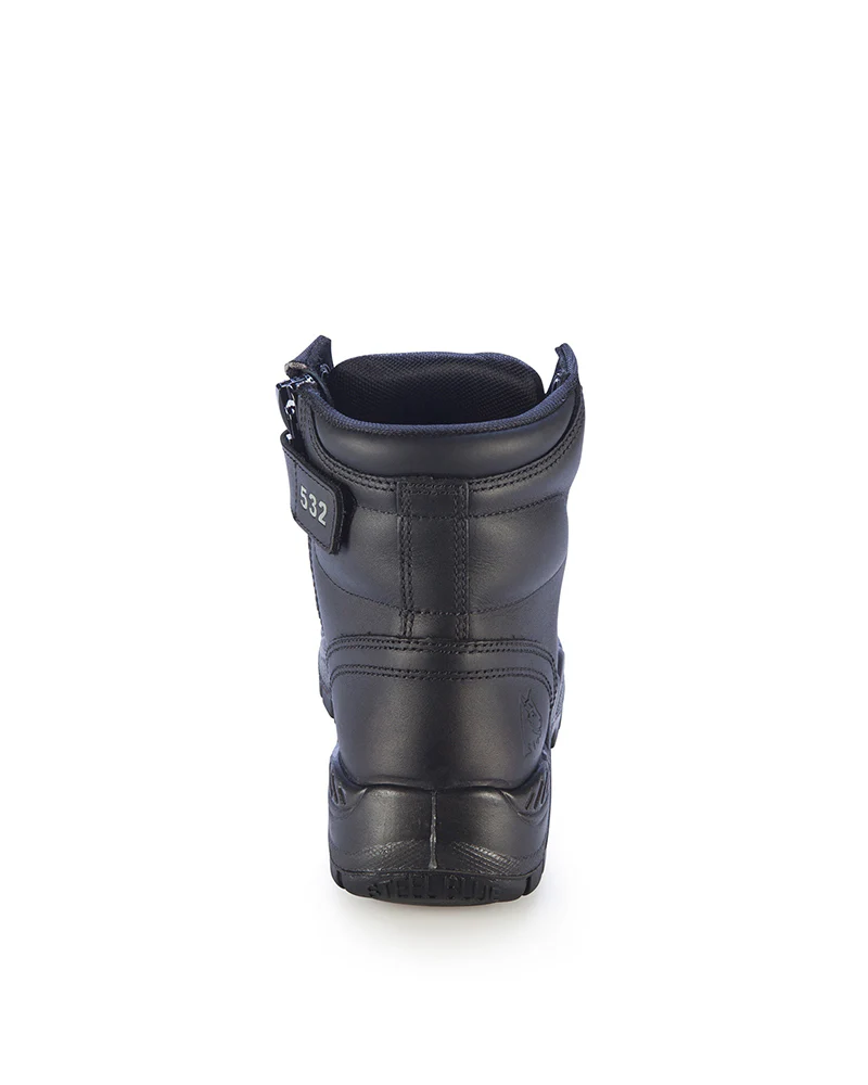 Argyle Composite Toe With Zip - Black - Image 3