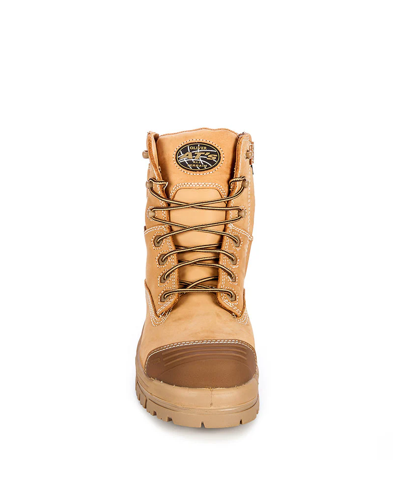 AT 45632z Composite Toe Zip Side Boot - Wheat - Image 5