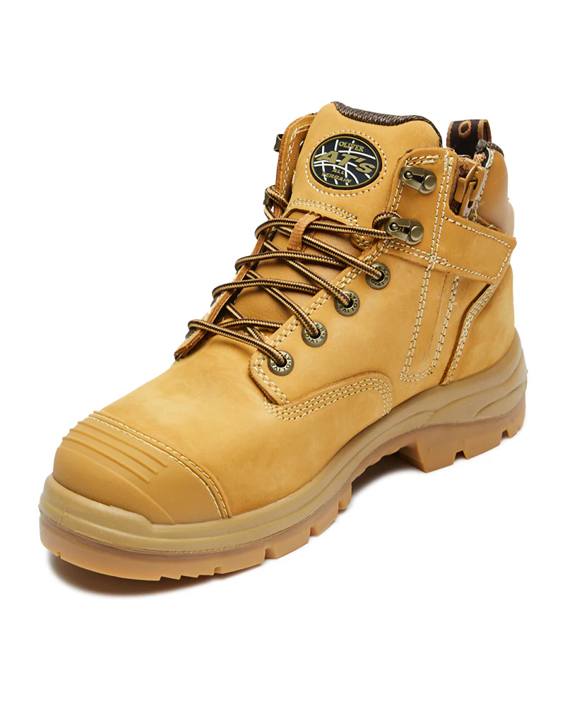 AT 55-330Z Hiker Safety Boot with Zip - Wheat