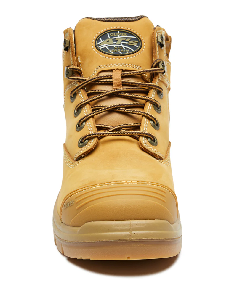 AT 55-330Z Hiker Safety Boot with Zip - Wheat - Image 5