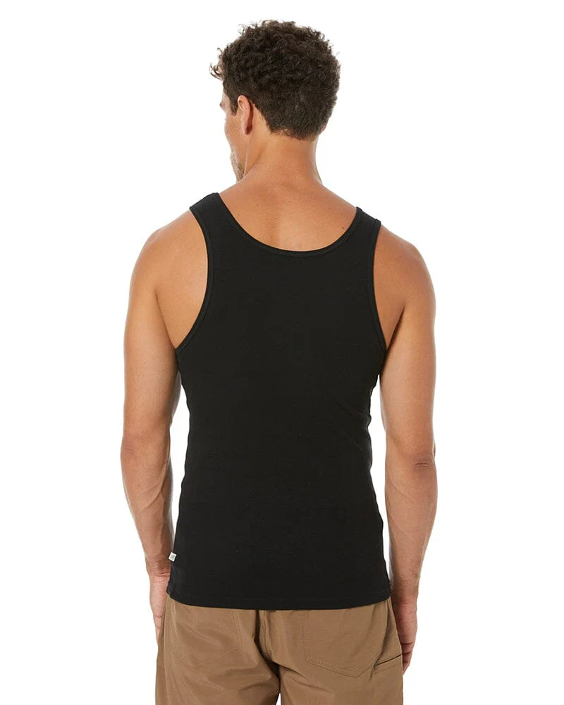 Bamboo Singlet - Black - Image 4