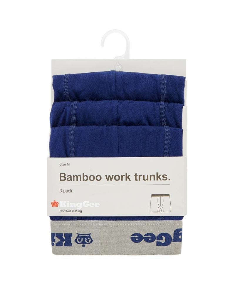 Bamboo Work Trunk 3 Pack - Navy - Image 2