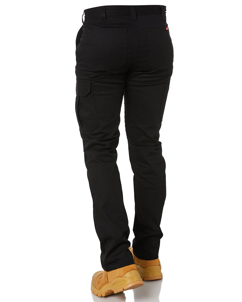 Basic Stretch Cargo Pant - Black - Image 4