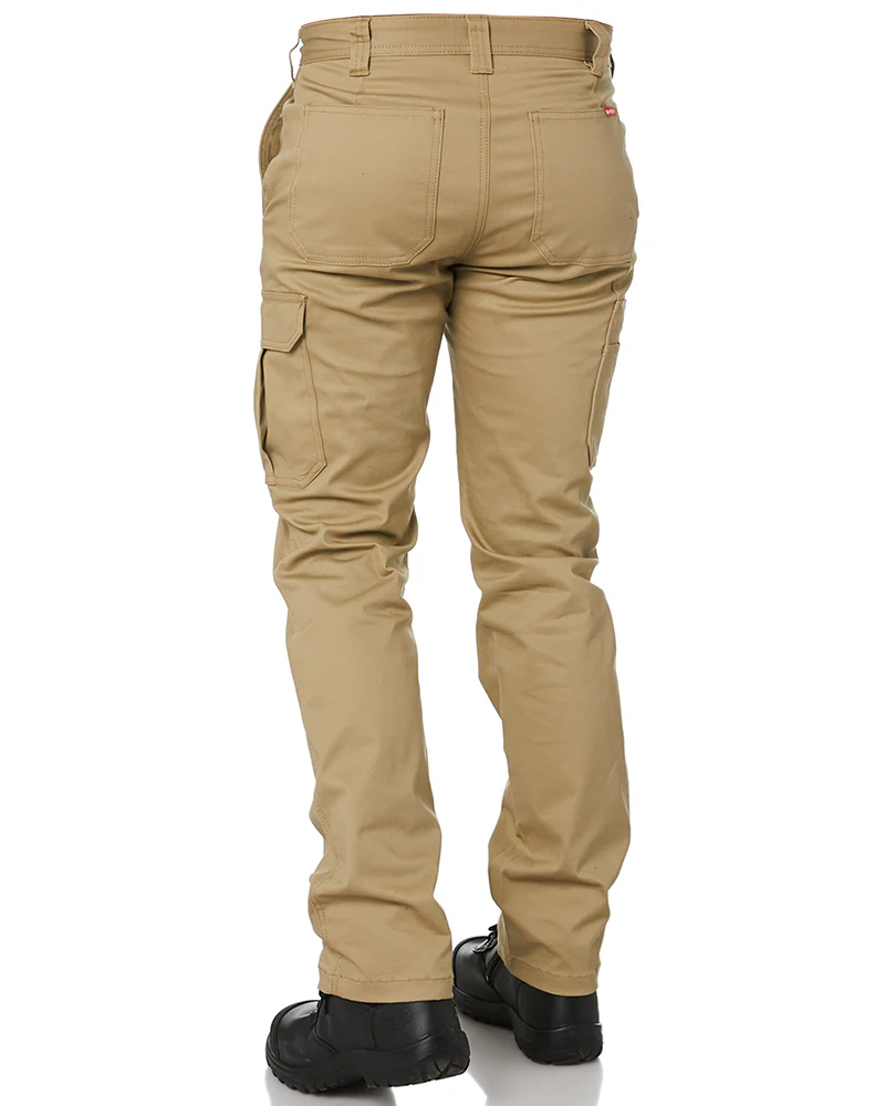 Basic Stretch Cargo Pant - Khaki - Image 4