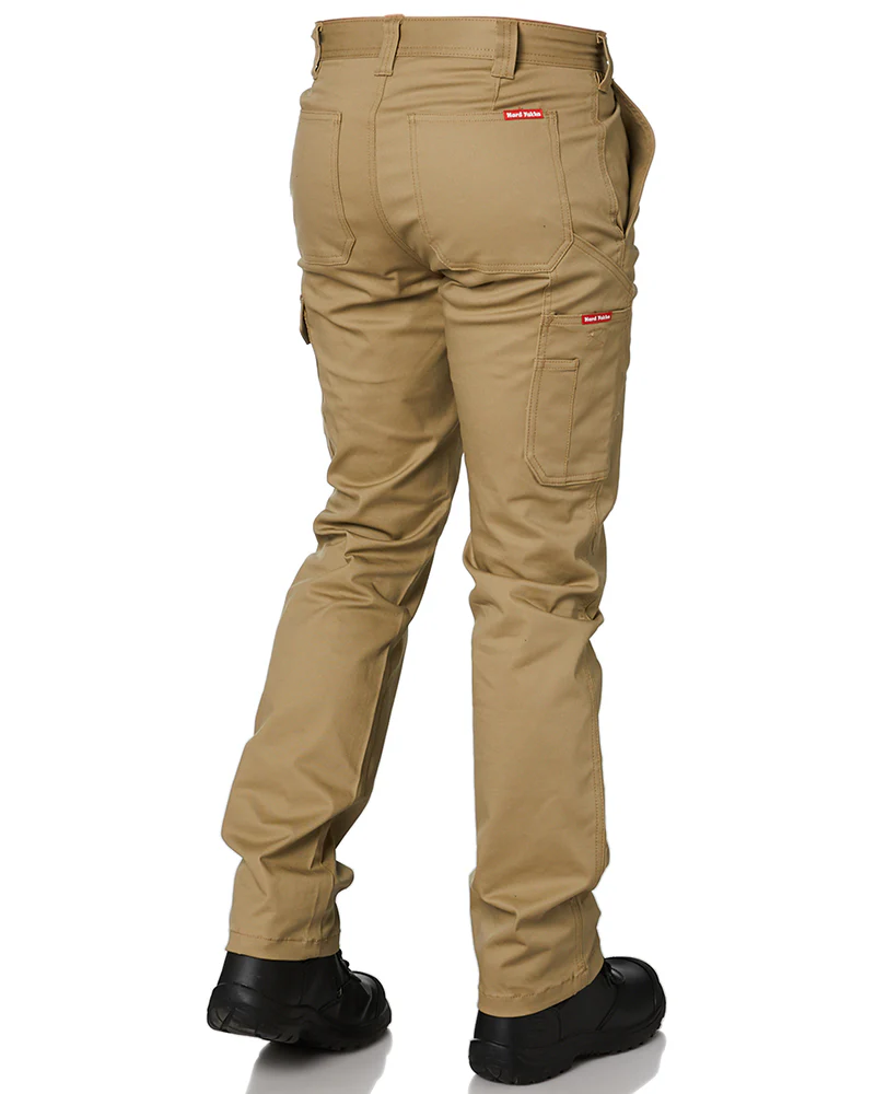 Basic Stretch Cargo Pant - Khaki - Image 5
