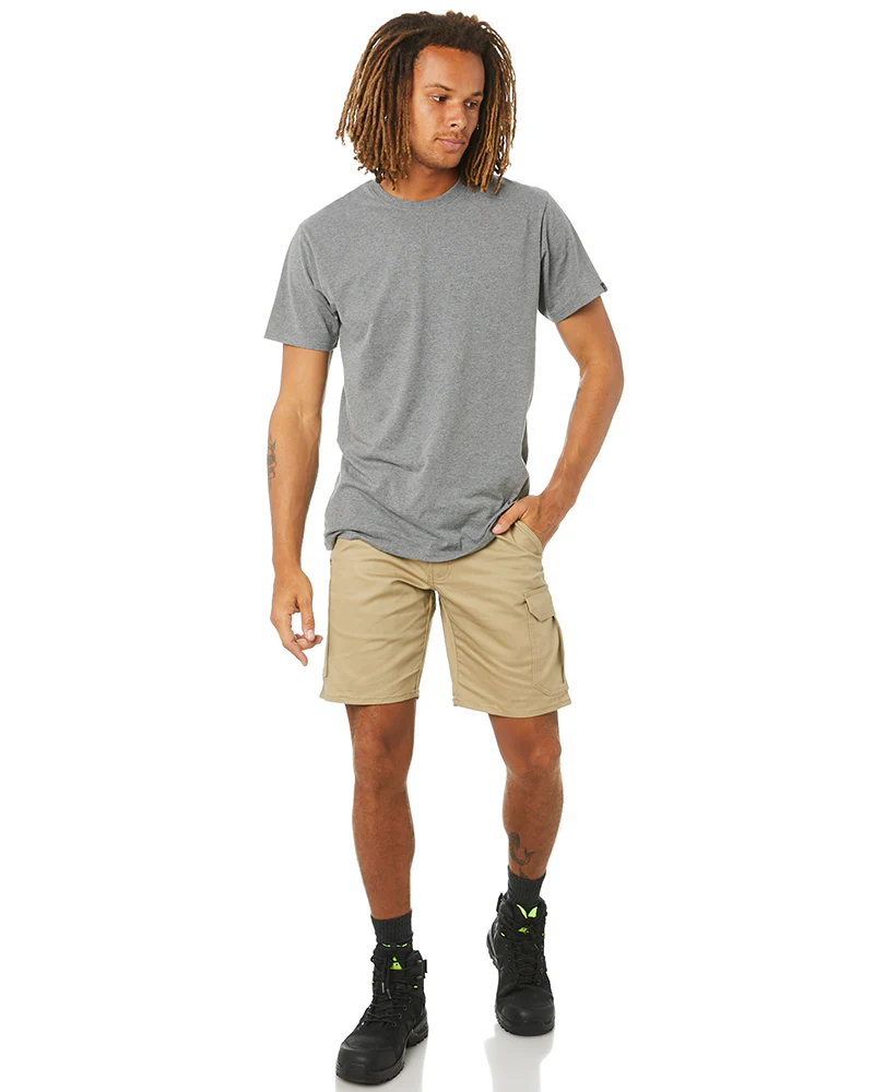 Basic Stretch Short - Khaki - Image 2