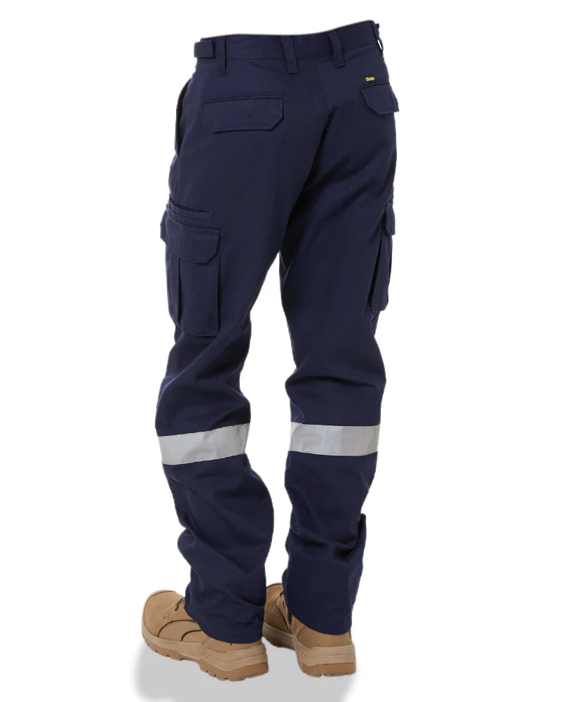 8 Pocket Cargo Pant with Tape - Navy - Image 4