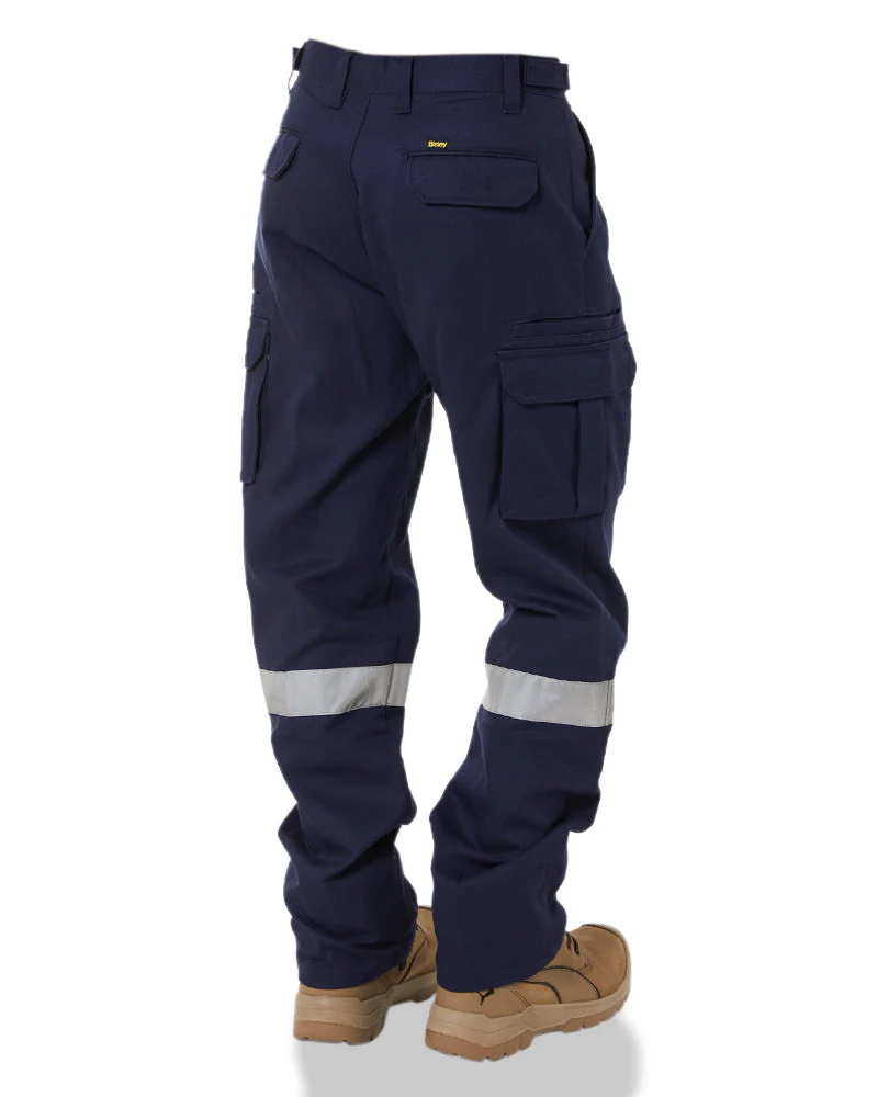 8 Pocket Cargo Pant with Tape - Navy - Image 5