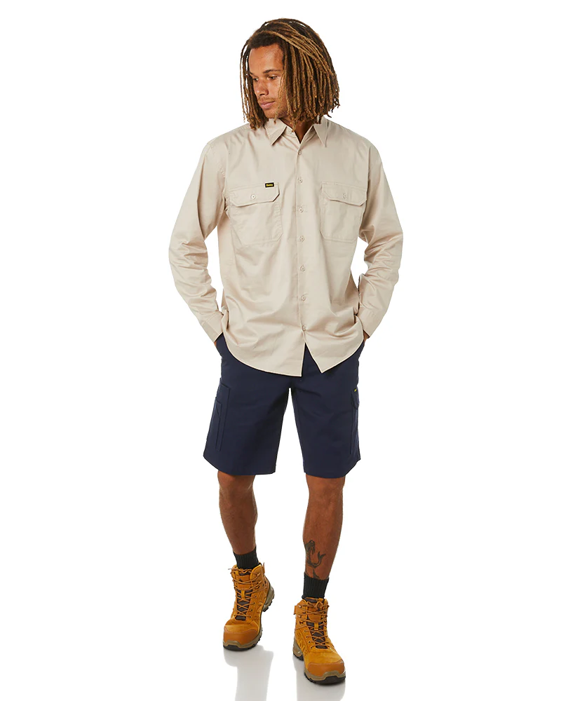 Cool Light Weight Utility Short - Navy - Image 2