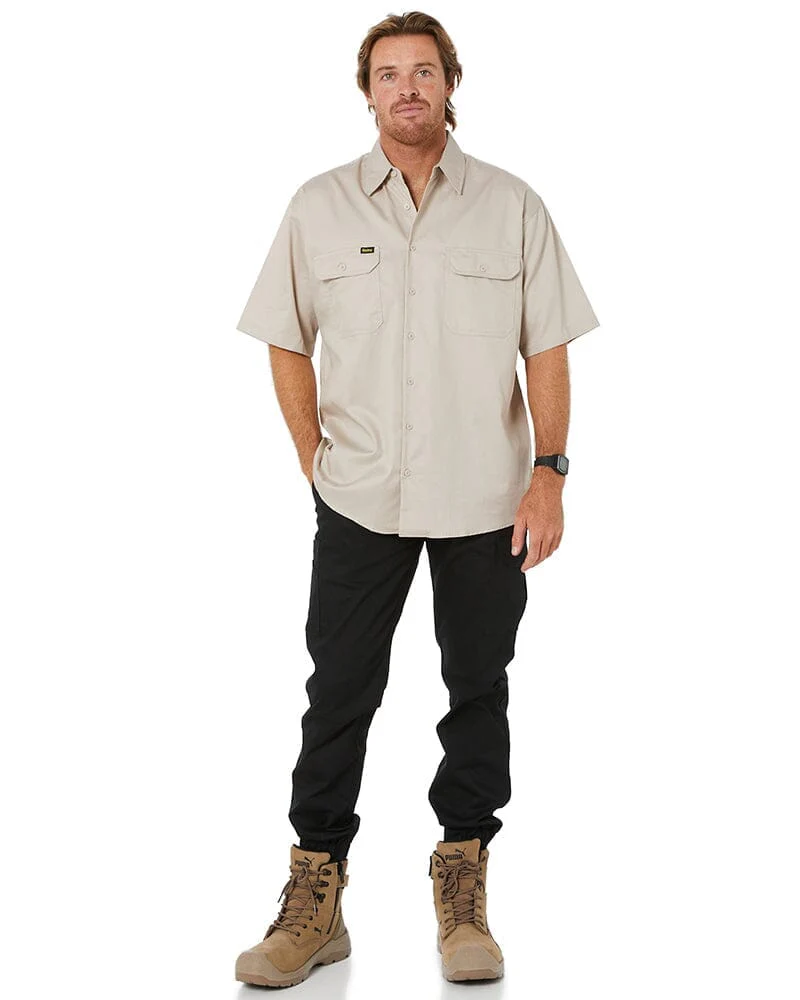 Cool Lightweight Drill Shirt SS - Sand - Image 2
