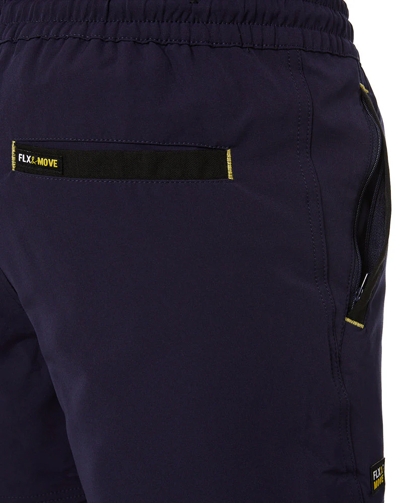 Flex and Move 4-Way Stretch Elastic Waist Short - Navy - Image 6
