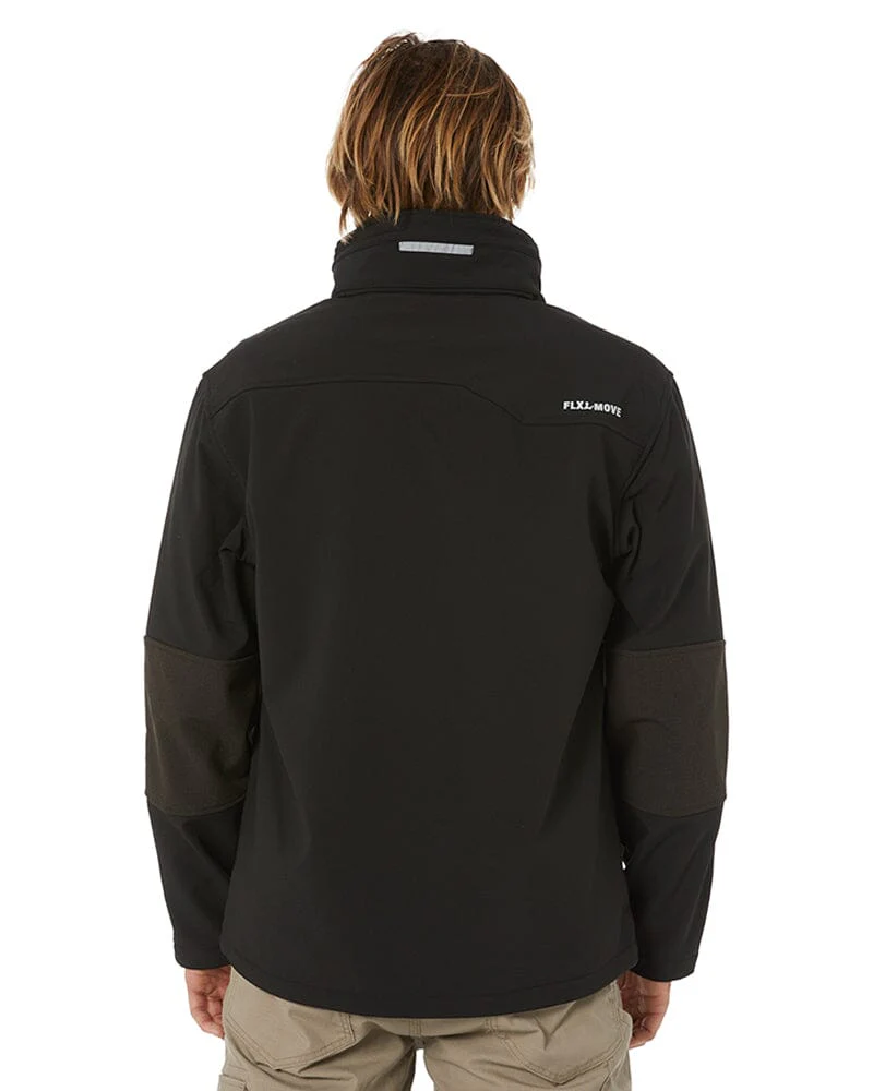 Flex and Move Hooded Soft Shell Jacket - Black - Image 6