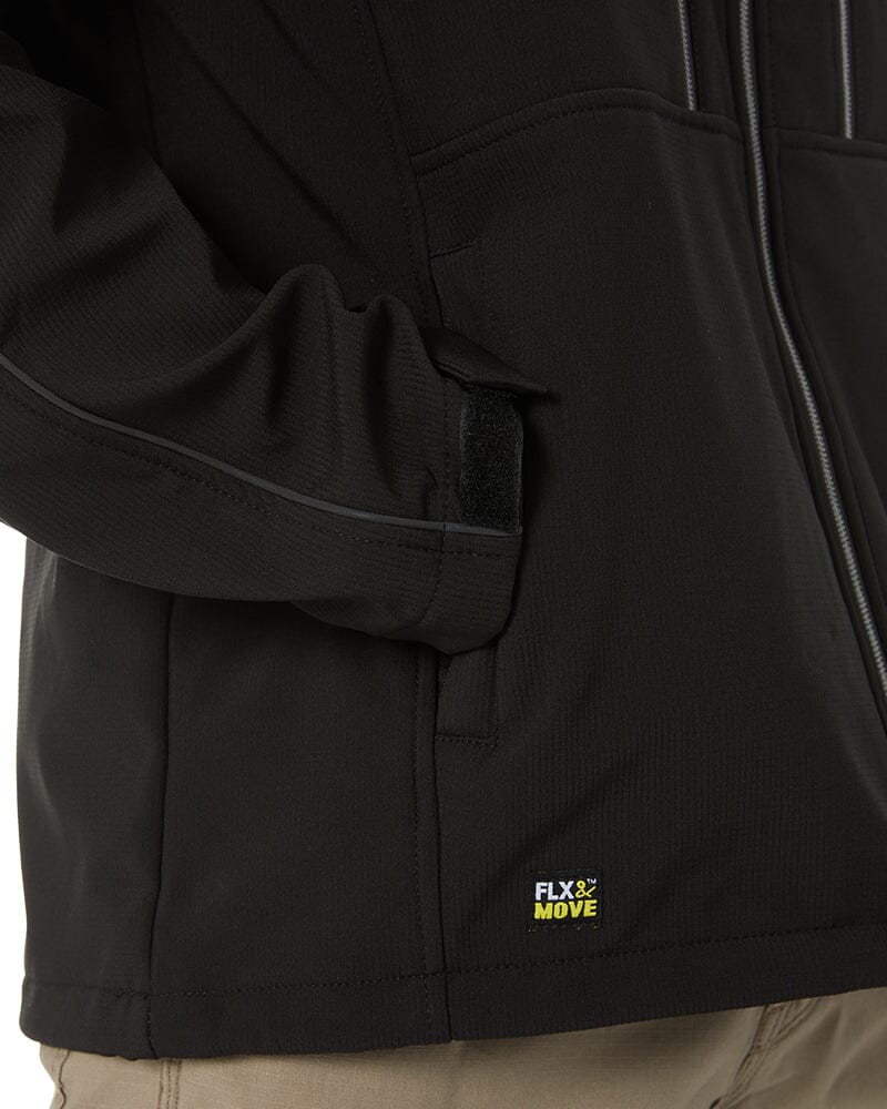 Flex and Move Hooded Soft Shell Jacket - Black - Image 8