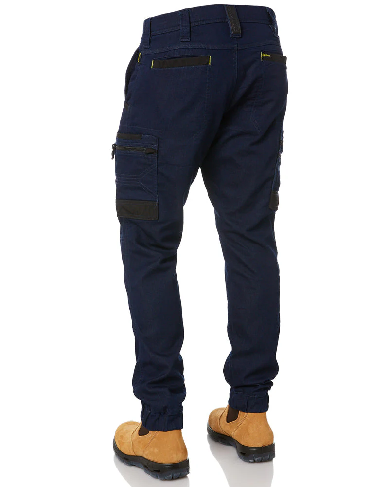 Flex and Move Stretch Cargo Cuffed Pants - Navy - Image 4