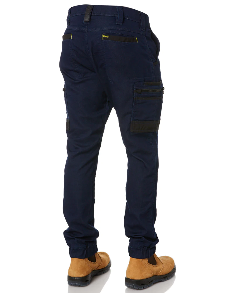 Flex and Move Stretch Cargo Cuffed Pants - Navy - Image 5