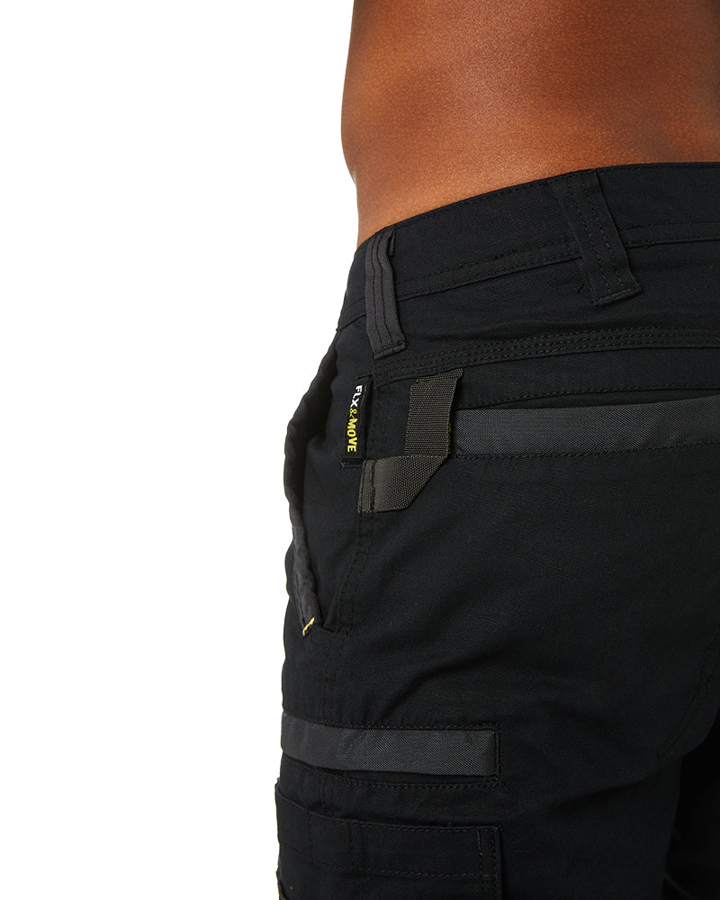 Flex and Move Stretch Cargo Utility Pant - Black - Image 8