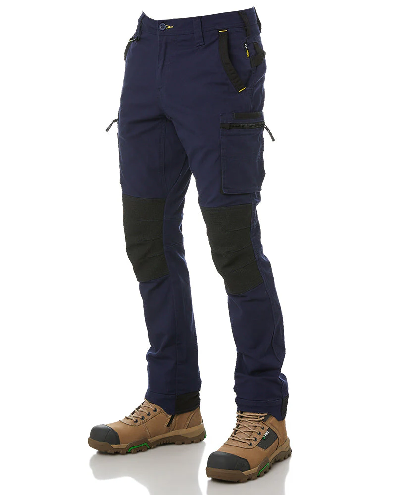 Flex and Move Stretch Utility Zip Cargo Pant - Navy - Image 3