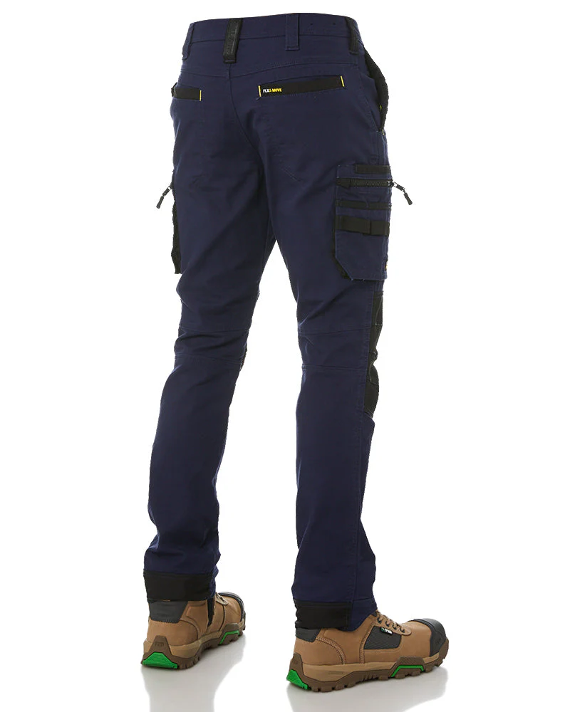 Flex and Move Stretch Utility Zip Cargo Pant - Navy - Image 5