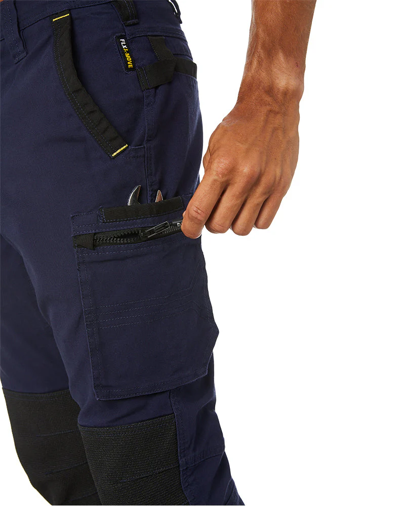 Flex and Move Stretch Utility Zip Cargo Pant - Navy - Image 7