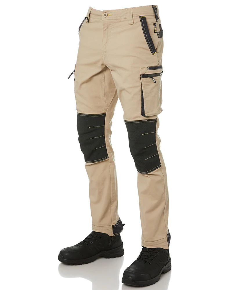 Flex and Move Stretch Utility Zip Cargo Pant - Stone - Image 3
