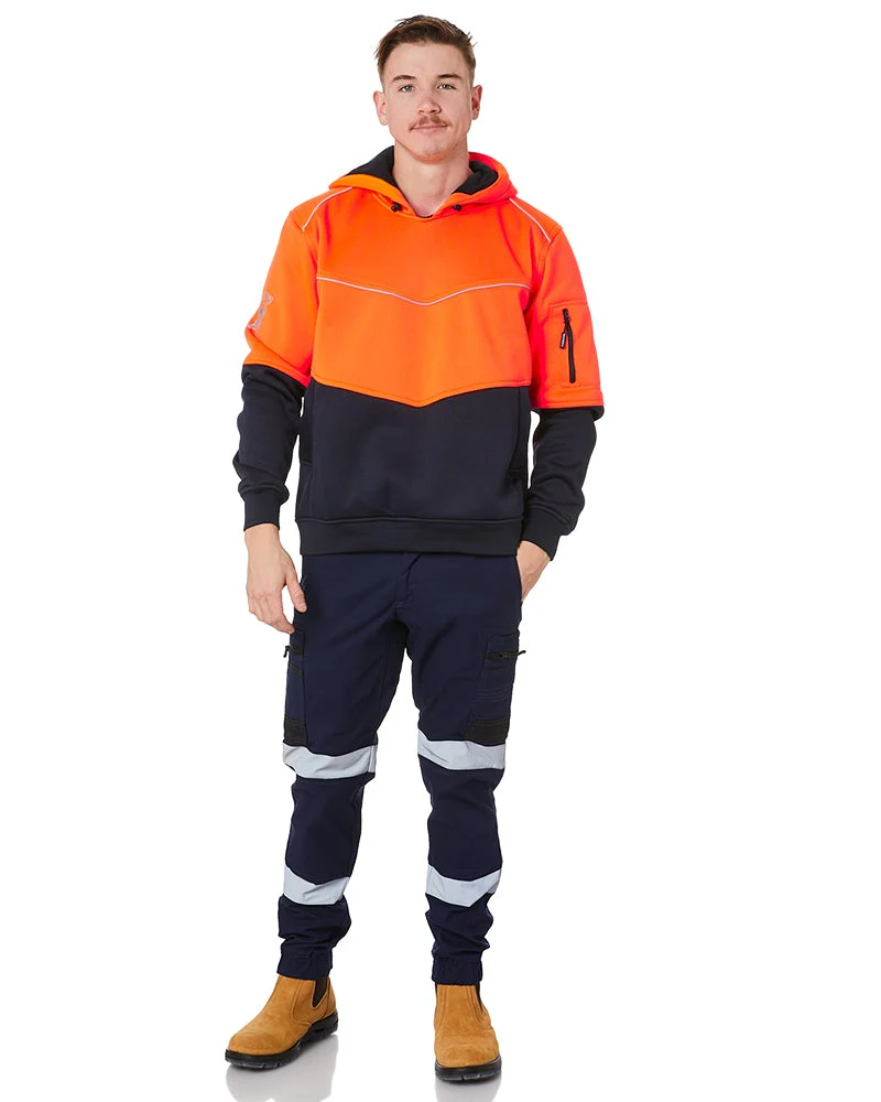 Flex and Move Taped Stretch Cargo Cuffed Pants - Navy - Image 2