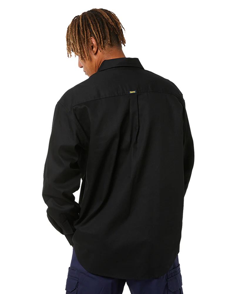 Original Cotton Drill LS Shirt - Black - Image 4