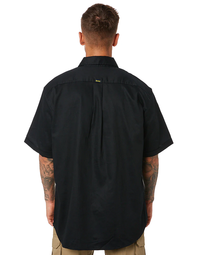 Original Cotton Drill SS Shirt - Black - Image 4