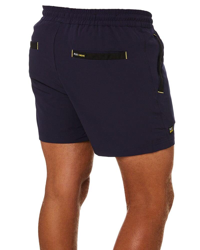 Tradies Flex And Move 4-Way Stretch Elastic Short 4 Value Pack - Navy - Image 6
