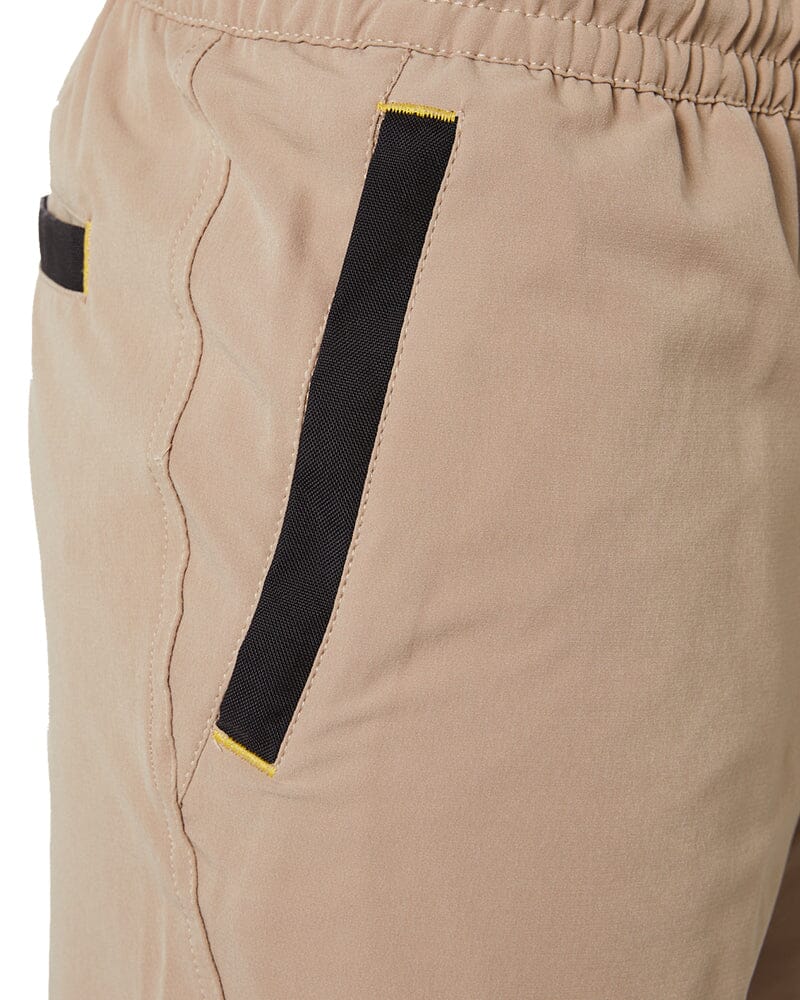 Tradies Flex And Move 4-Way Stretch Elastic Short 4 Value Pack - Stone - Image 7