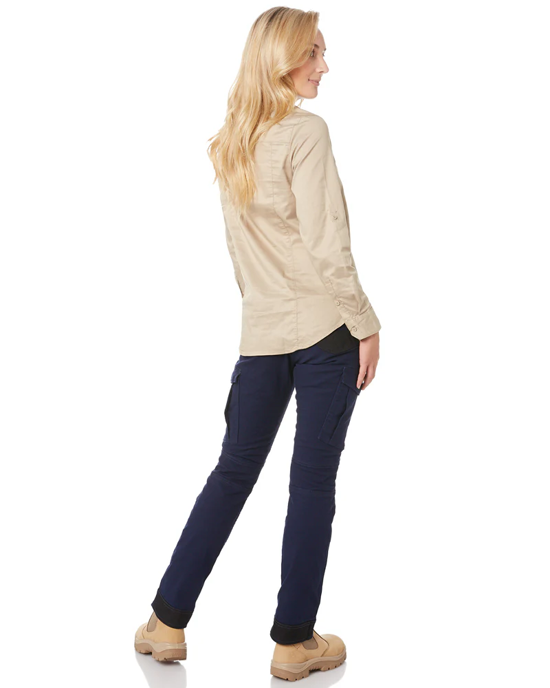 Womens Flex and Move Cargo Pants - Navy - Image 2