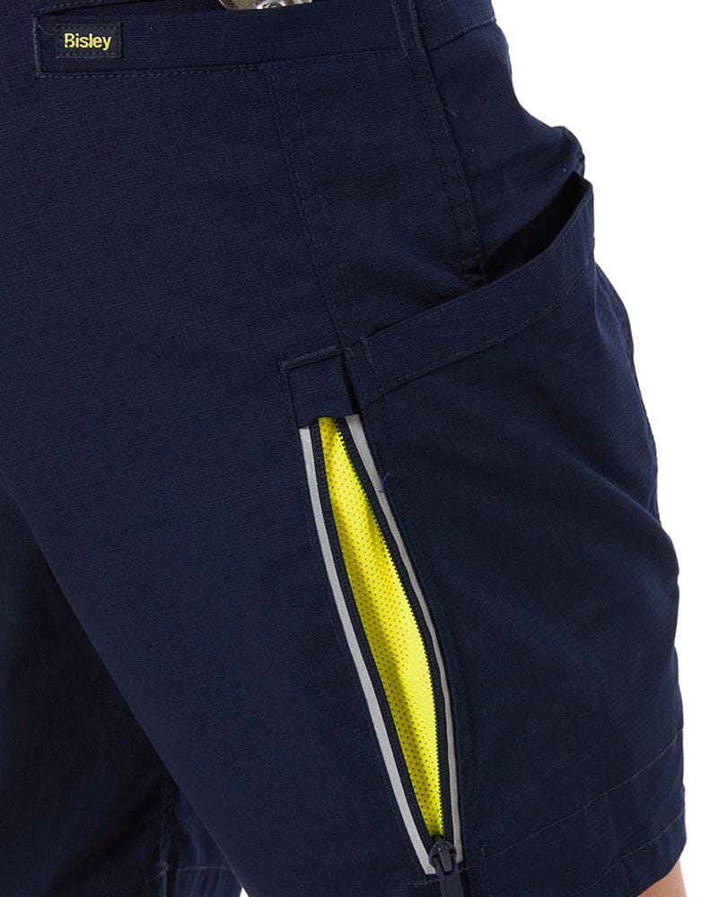Womens X Airflow Stretch Ripstop Vented Cargo Short - Navy - Image 8
