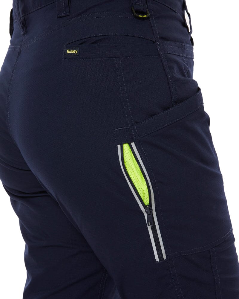 Womens X Airflow Taped Stretch Ripstop Vented Cargo Pant - Navy/Yellow - Image 6