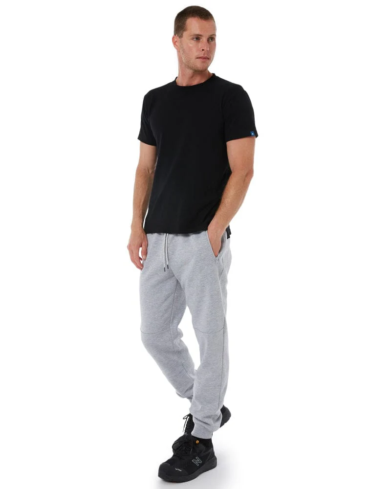 Work Fleece Track Pants - Grey Marle - Image 2