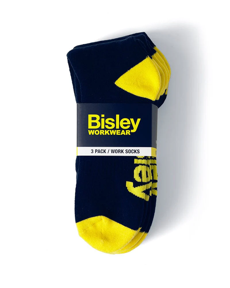Work Socks 3 Pack - Navy - Image 2