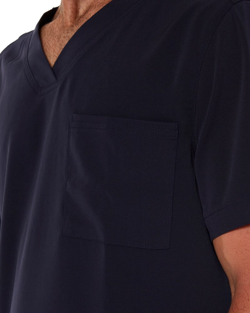 Avery V Neck Scrub Top - Midnight Navy - Image 6