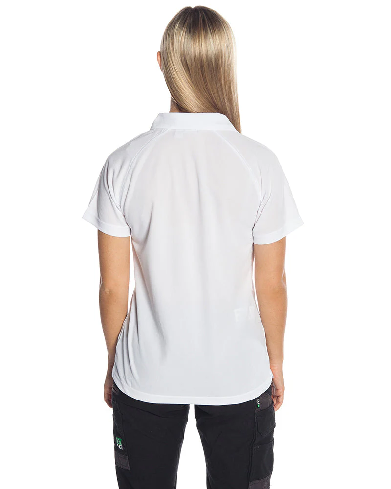 Ladies Sprint Biz Cool Polo - White - Image 3