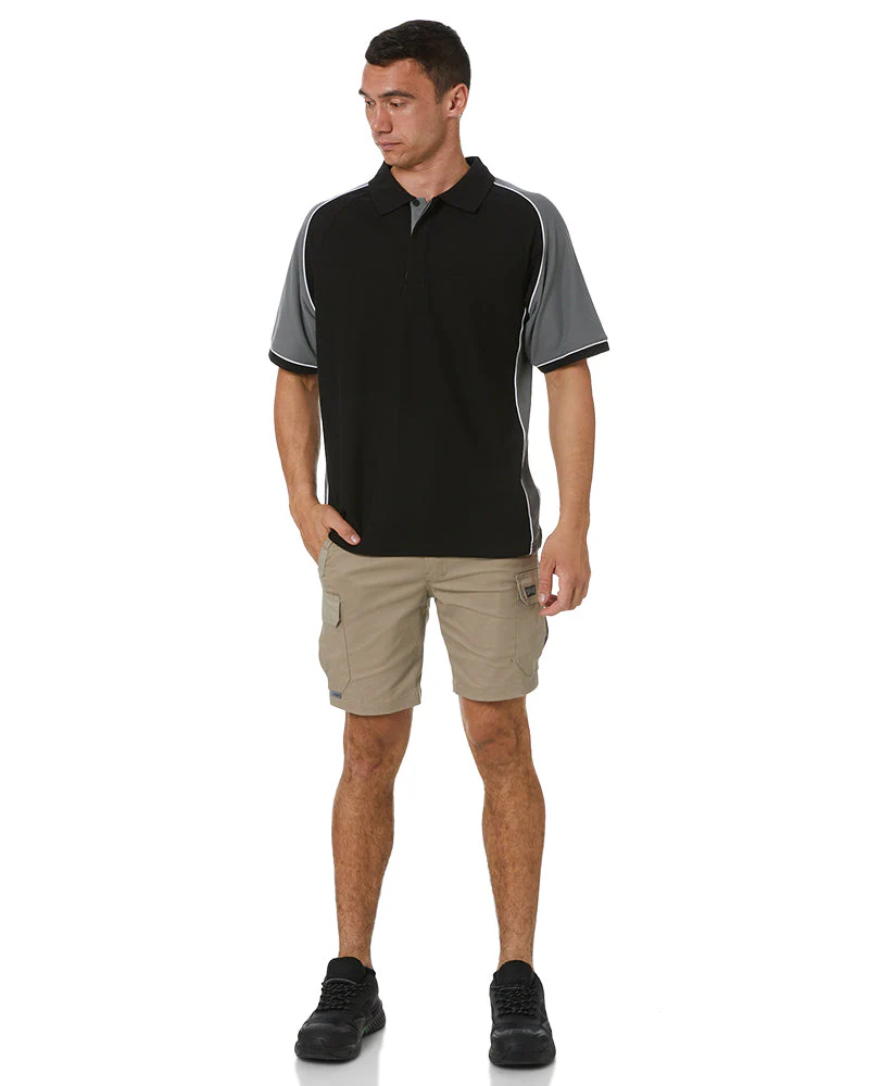Nitro Polo - Black/Grey/White - Image 2