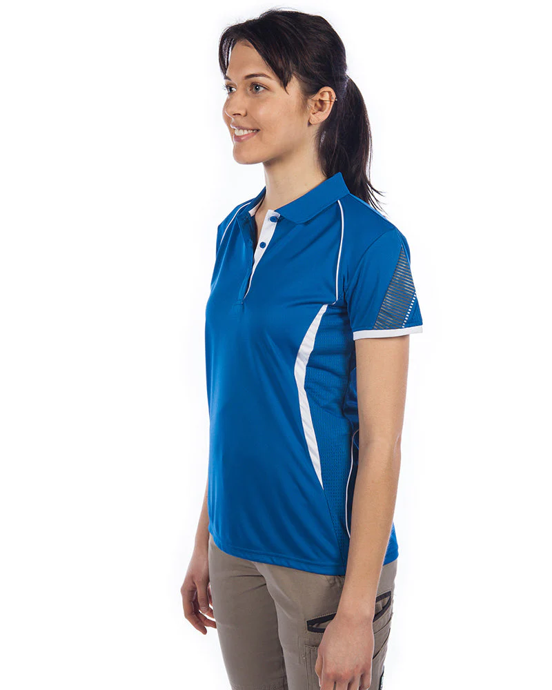Razor Ladies Polo - Royal/White - Image 2