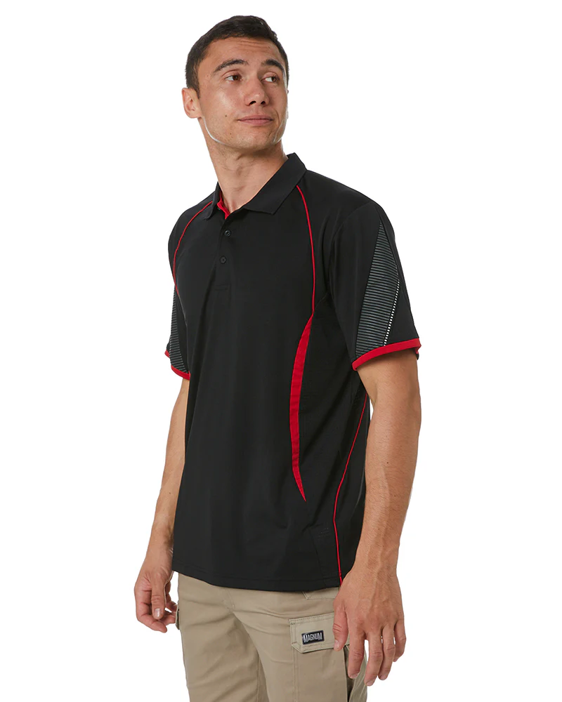 Razor Polo - Black/Red - Image 3