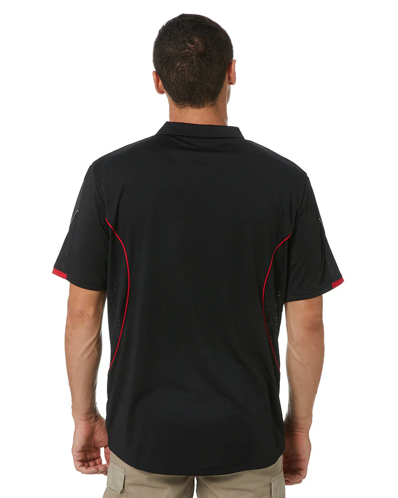 Razor Polo - Black/Red - Image 4